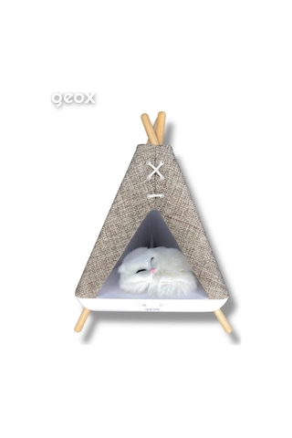 Tent Shape Kedili Masa Lambası, Gece Lambası, Abajur