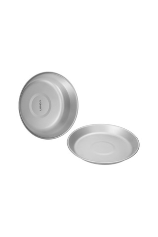 Ebitda Titanyum Kamp Tabakları Metal Tabaklar Açık Alan Sofrası Piknik Tabakları Taşınabilir Çatal Bıçak Seti Renkli Çok Renkli