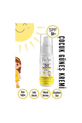 Bebek Ve Çocuklar Için Spf50+ Çok Yüksek Koruma Faktörlü Güneş Kremi