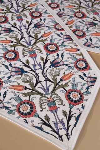 Çeyiz Diyarı Gülsüm 2li Lüks Runner 45x140 Cm Çok Renkli