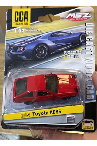 Cca Premium Series Toyota Ae86 Kırmızı 1/64 Model Araba