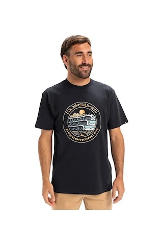Quiksilver Ev Three Seas Ss Erkek Günlük Tişört Eqyzt08051-ktp0 Lacivert Lacivert