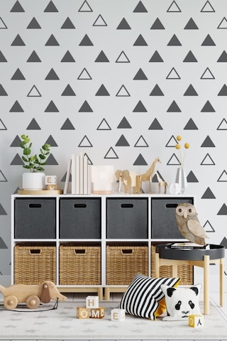 Modern Üçgen Duvar Sticker, Bebek Ve Çocuk Odası Dekoratif Duvar (552798410)