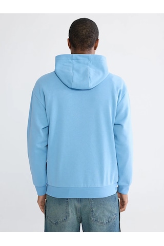 Lc Waikiki Mavi Manchester City Baskılı Erkek Hoodie