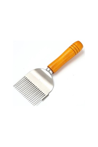 Zyzqstore 1 Adet Ahşap Saplı Arıcı Bal Kesici Tarak Bal Pin İğne Bal Bıçak