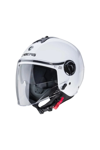Caberg Riviera V4 Güneş Vizörlü Yarım Açık Motosiklet Kaskı Beyaz