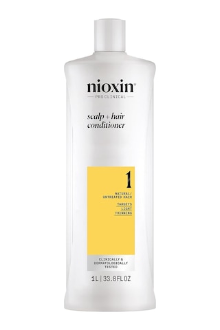 Nioxin System 1 Saç Kremi - İşlem Görmemiş Hafif İnce Saçlar İçin Kalınlaştırıcı Bakım 1000ml