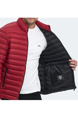 Slazenger HAYDEN IN Erkek Şişme Kırmızı Mont & Kaban