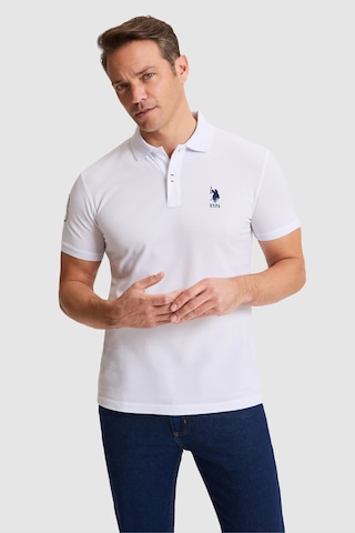 U.s. Polo Assn. Erkek Beyaz Tişört Basic 50326920-vr013