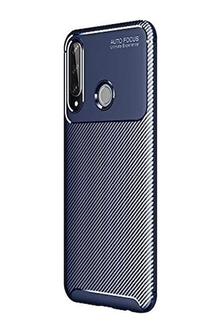 Apsuwa Huawei Y6p Kılıf Negro Karbon Fiber Silikon