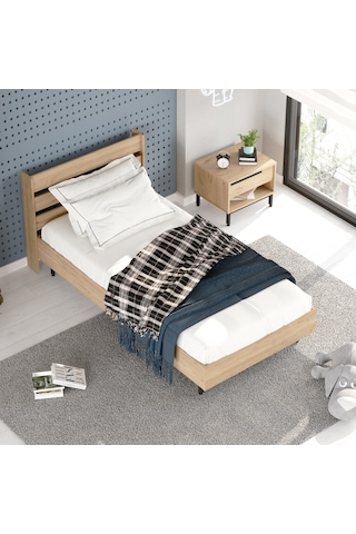 Robin Home Lidya Genç Odası Takımı 2'li Set Sepet Kahverengi