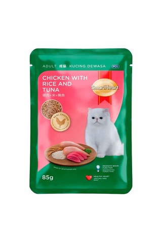 Smart Heart Kedi Konservesi Tavuk Pirinç Ve Ton Balıklı 85 Gr