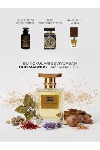 Tr Oud Magnus Erkek Parfüm Kışlık For Edp Oud, Safran, Misk, Odunsu Extra Kalıcı Etkileyici Greatness Class Amber