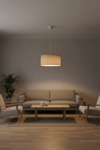 Testa Sarkıt Avize Beyaz-pudra 38x21x70