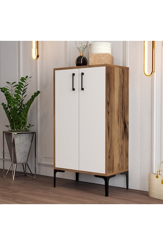 Variant Prag Ayakkabılık - Ceviz / Beyaz