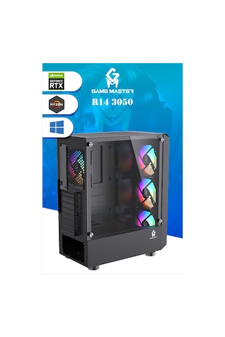 Game Master R14 3050 R5-5500 16 GB 512 GB M.2 SSD RTX3050 Free Dos Masaüstü Oyuncu Bilgisayarı