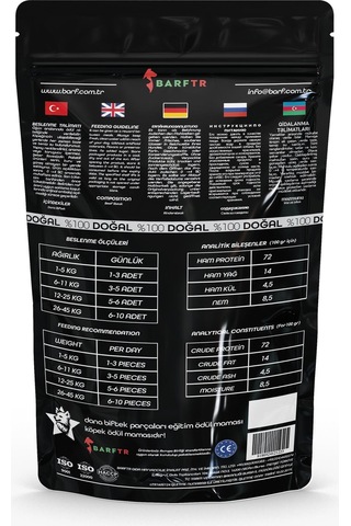 Dana Biftek Parçaları Eğitim Ödül Maması 80 Gram Köpekler İçin-60