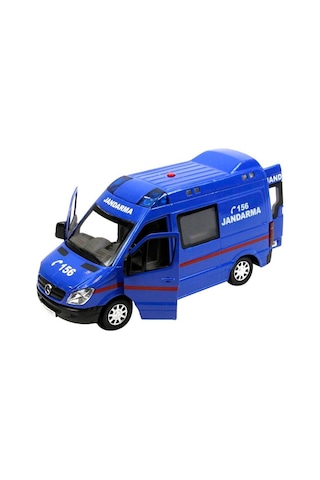Oyuncak Jandarma Aracı Metal Çekbırak Jandarma Aracı Sesli Işıklı