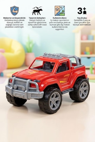 Legion Safari 36 Cm Off-road Çocuk Arazi Aracı - Dayanıklı Sportif Tasarımlı Oyuncak Araba