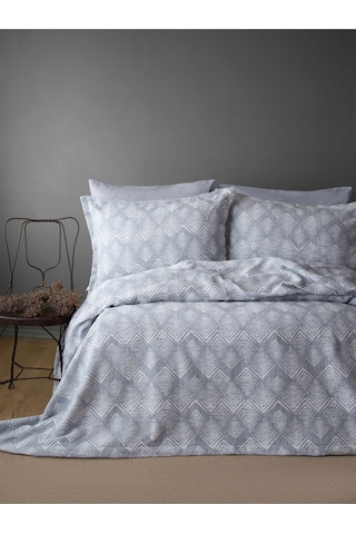 Bedline Tek Yatak Örtüsü Tek Kişilik Areca Gri 170x240 Cm