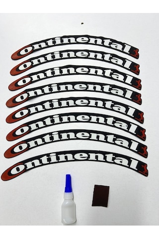 Continental Lastik Yazısı Motosiklet Ve Otomobil Lastik Yazısı Continental Sticker Arma 8 Adet