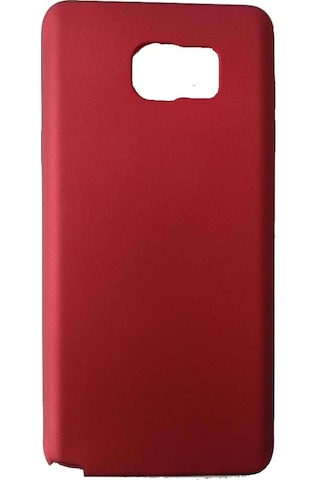 Jopus Galaxy Note 5 İle Uyumlu Soft Oil Silikon Kılıf Kırmızı Js-108 Kırmızı