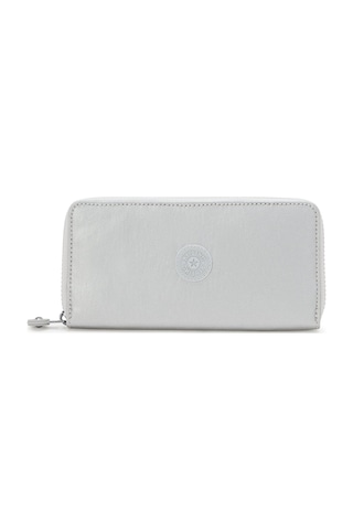 Kipling Kıplıng Money World Büyük Boy Cüzdan Gri New Brıght Met Gri