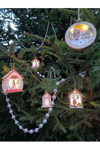 Magnitura.ru Aydınlatmalı 5 Adet Yılbaşı Ağacı Süsü 258657396 Anne