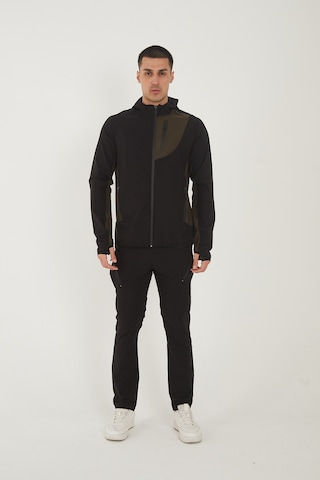 Camp Scoutland Camp265 Outdoor Tactical Su İticili Erkek Fermuarlı Taktik Sweatshirt Siyah