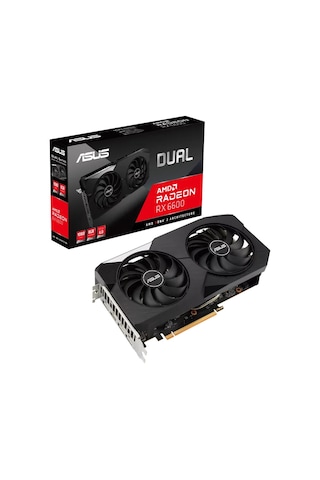 Asus AMD Radeon RX 6600 Dual DUAL-RX6600-8G 8 GB GDDR6 128 Bit Ekran Kartı