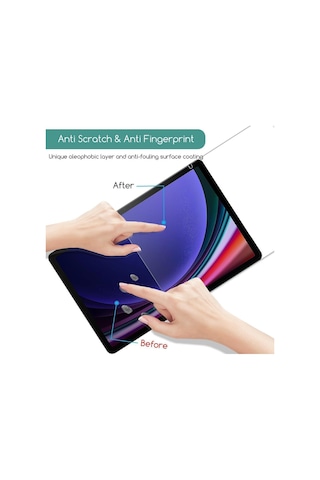 Samsung Galaxy Tab S10 Plus 12.4 Inç Ekran Koruyucu Nano Esnek Kırılmaz Sm-x820 Tam Uyumlu