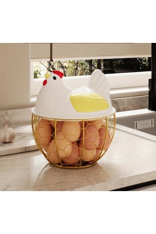 Elmpaly Pembe Plastik Kapaklı Dayanıklı Tavuk File Saklama Sepeti Pembe