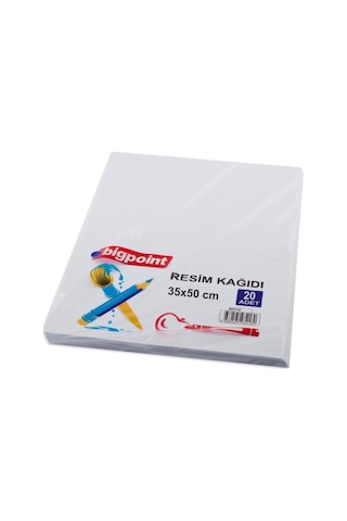 Bigpoint Resim Kağıdı 35X50Cm 20'Li Paket