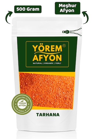 Yörem Afyon Meşhur Afyonkarahisar 12 Çeşit Karışımlı Ev Yapımı Güneşte Kurutulmuş Tarhana 500gr.