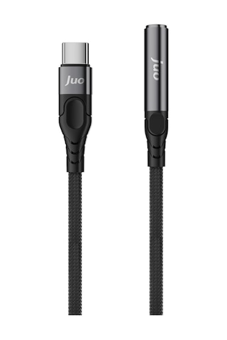 Juo Usb Type-c To 3.5mm Jack Aux Kulaklık Mikrofon Çevirici Dönüştürücü Adaptör Kablo