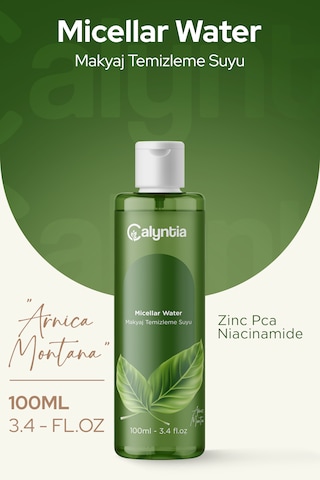 Calyntia Tüm Ciltler İçin Makyaj Temizleyici Micellar Su, Arnika Montana 100 Ml