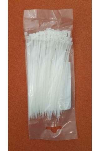KSN Kablo Bağı Plastik Kelepçe Beyaz 3.6x300mm - 100 Adet