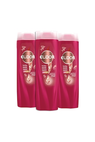 Elidor Brezilya Keratin Terapisi Şampuan 3 x 400 ML