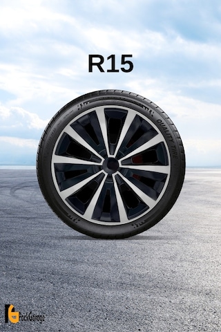 Renault Symbol 15'' İnç Jant Kapağı 4 Adet Siyah Gri C106