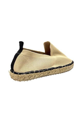 Unisex Bej Triko Espadril Bej