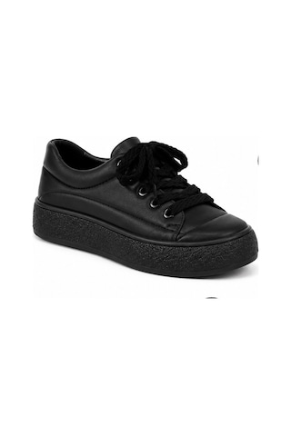 N Napa Shoe Np.7809.siyah Deri Sneaker
