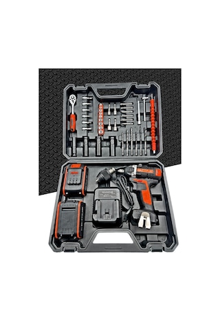 Moonshop Darbeli Kömürsüz Motor Çift Akülü Şarjlı Somun Bijon Sıkma Makinesi