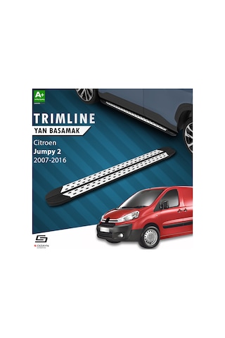 S-dizayn Citroen Jumpy 2 Kısa Şase Trimline Gri Yan Basamak 220 Cm 2007-2016