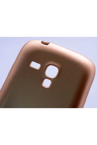 Samsung Galaxy Uyumlu S3 Mini Kılıf Zore Premier Silikon Kapak Rose Gold