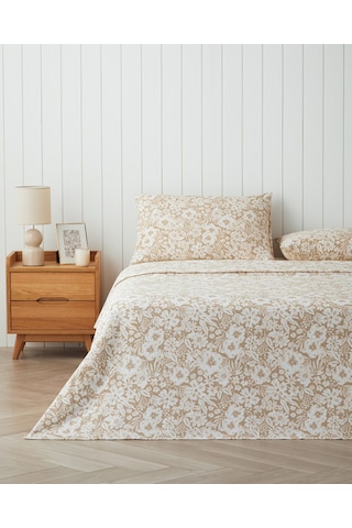 English Home Dyna Çift Kişilik Pike Takımı 200x220 Cm Bej