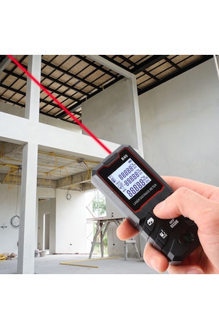 B40 Temel Seviye Lazer Mesafe Ölçer Lazermetre Hobi Ve Hafif İşler İçin