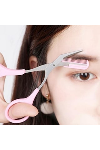 Makyaj Makası, Paslanmaz Çelik, Kaş Düzeltme Makinesi, Tarak, Kirpik Kılı, Manikür, Göz Kozmetik Aracı