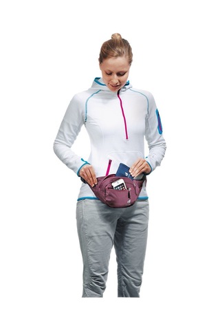 Deuter Belt I Bel Çantası Maron Koyu Mor