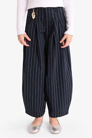 Defacto Kız Çocuk Baggy Fit Charm Detaylı Geniş Paça Gabardin Pantolon G3250a825wnar215 Antrasit-ar215