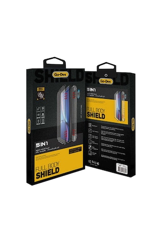 Go-Des Galaxy S10 Ön Arka Koruma Go Des 5 in 1 Full Body Shield  ZORE-220629 Şeffaf